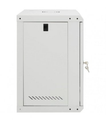 vidaXL 12U Wall Mounted Network Cabinet 19" IP20 53x40x60 cm — Colour: grey, Size: 530 x 400 x 600 mm