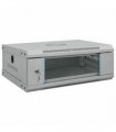 vidaXL Network Cabinet with Storage Grey 53 x 35 x 21 cm Steel — Size: 530 x 350 x 210 mm