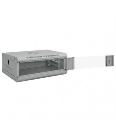 vidaXL Network Cabinet with Storage Grey 53 x 35 x 21 cm Steel — Size: 530 x 350 x 210 mm