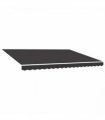 vidaXL Awning Top Sunshade Canvas Anthracite 4x3 m — Size: 4 x 3 m