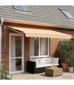 vidaXL Awning Replacement Fabric Sand 5 x 3 m Polyester