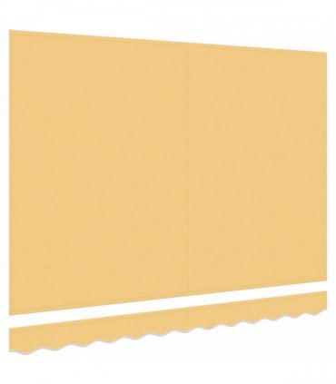 vidaXL Awning Replacement Fabric Sand 4.5 x 3.5 m Polyester