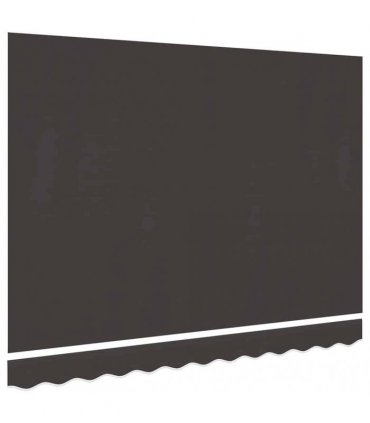 vidaXL Awning Top Sunshade Canvas Anthracite 3x2.5 m — Size: 3 x 2.5 m
