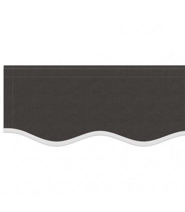vidaXL Awning Top Sunshade Canvas Anthracite 600x300 cm — Size: 6 x 3 m
