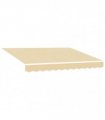 vidaXL Awning Top Sunshade Canvas Cream 350x250 cm — Size: 3.5 x 2.5 m