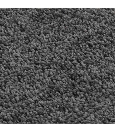 vidaXL Shaggy Rug Dark Grey 160x230 cm Anti Slip — Size: 160 x 230 cm