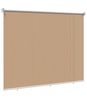 vidaXL Outdoor Roller Blind 125(W)x230(H) cm Beige — Size: 120 x 230 cm