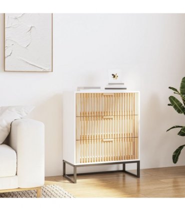 vidaXL Sideboard White 60x30x75 cm Engineered Wood — V0672199468