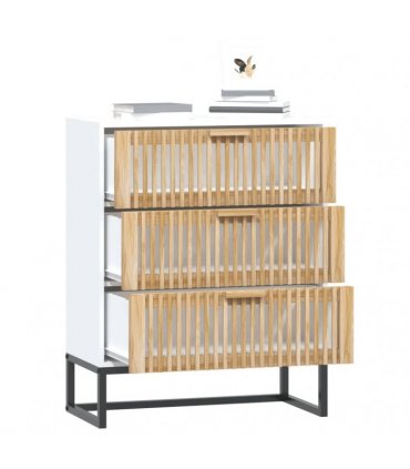 vidaXL Sideboard White 60x30x75 cm Engineered Wood — V0672199468