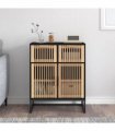 vidaXL Sideboard Black 60x30x75 cm Engineered Wood — V0672199471