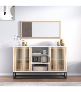 vidaXL Sideboard White 105x30x65 cm Engineered Wood
