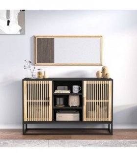vidaXL Sideboard Black 105x30x65 cm Engineered Wood — V0672199475