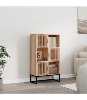 vidaXL Highboard 70x35x125 cm Engineered Wood — Colour: brown — V0672199478