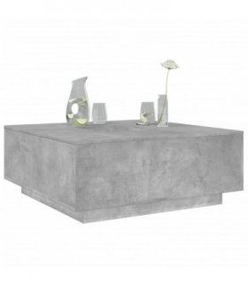 vidaXL Coffee Table Concrete Grey 100x100x40 cm Engineered Wood
