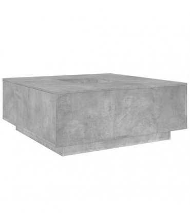 vidaXL Coffee Table Concrete Grey 100x100x40 cm Engineered Wood