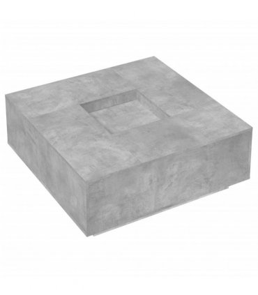 vidaXL Coffee Table Concrete Grey 100x100x40 cm Engineered Wood