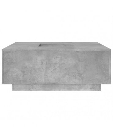 vidaXL Coffee Table Concrete Grey 100x100x40 cm Engineered Wood