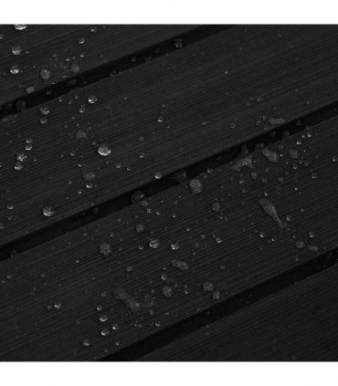 vidaXL Boat Mat Striped Dark Grey and Black 240 x 90 cm EVA