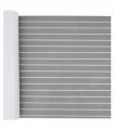 vidaXL Boat Mat Striped Light Grey and White 240 x 90 cm EVA