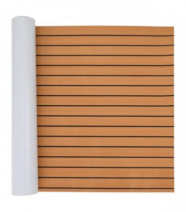 vidaXL Boat Mat Brown and Black 240 x 90 cm EVA