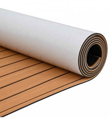 vidaXL Boat Mat Brown and Black 240 x 90 cm EVA
