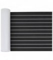 vidaXL Boat Mat Striped Dark Grey and White 240 x 60 cm EVA