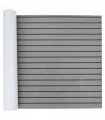 vidaXL Boat Mat Striped Light Grey and Black 240 x 90 cm EVA