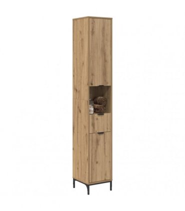 vidaXL Bathroom Cabinet Artisan Oak 31.5 x 33 x 190 cm
