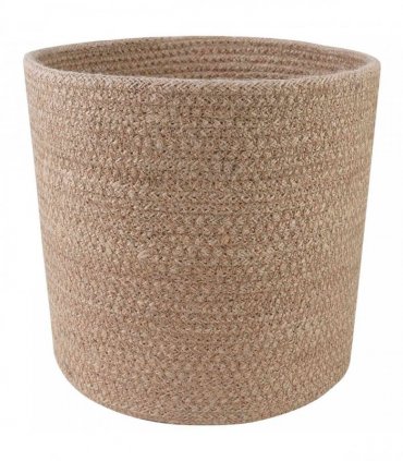 vidaXL Plant Pot Set 2 pcs Natural Ø 21 x 21 cm 100% Tossa Jute