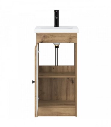 vidaXL Bathroom Vanity with Sink Artisan Oak 42 x 40 x 84.5 cm — V0672200467