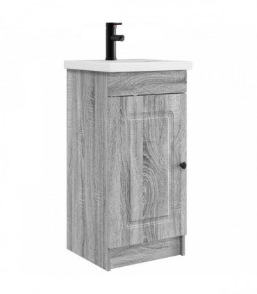 vidaXL Bathroom Vanity with Sink Grey Sonoma 42 x 40 x 84.5 cm — V0672200468