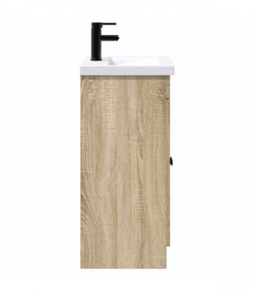 vidaXL Bathroom Furniture Set Sonoma Oak 56 x 37.5 x 81 cm