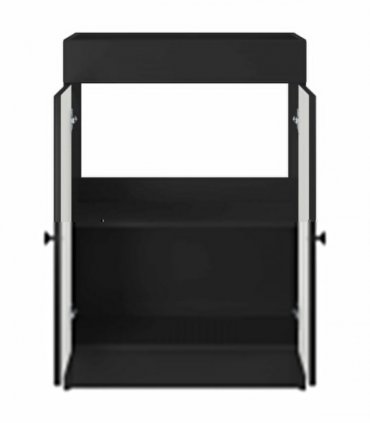 vidaXL Bathroom under Sink Cabinet Black 78.5 x 37.5 x 81 cm