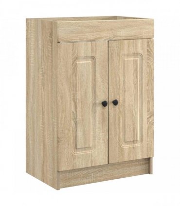 vidaXL Bathroom under Sink Cabinet Sonoma Oak 56 x 37.5 x 81 cm — V0672200478