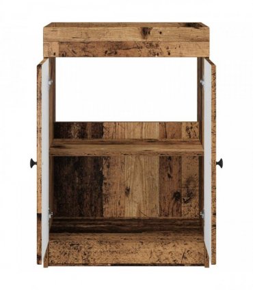 vidaXL Bathroom under Sink Cabinet Old Wood 56 x 37.5 x 81 cm — V0672200479