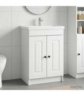 vidaXL Bathroom under Sink Cabinet White 78.5 x 37.5 x 81 cm — V0672200481