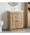 vidaXL Bathroom under Sink Cabinet Artisan Oak 78.5 x 37.5 x 81 cm — V0672200483