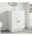 vidaXL Bathroom under Sink Cabinet White 56 x 37.5 x 81 cm — V0672200484