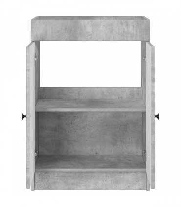 vidaXL Bathroom under Sink Cabinet Concrete Grey 78.5 x 37.5 x 81 cm — V0672200487