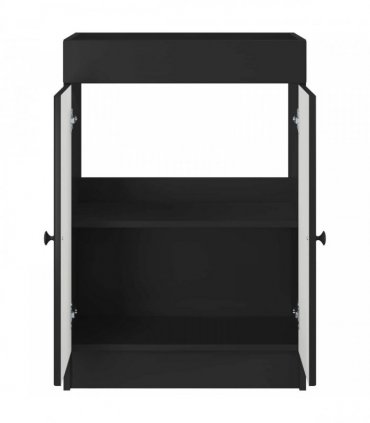 vidaXL Bathroom under Sink Cabinet Black 56 x 37.5 x 81 cm