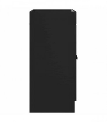 vidaXL Bathroom under Sink Cabinet Black 56 x 37.5 x 81 cm