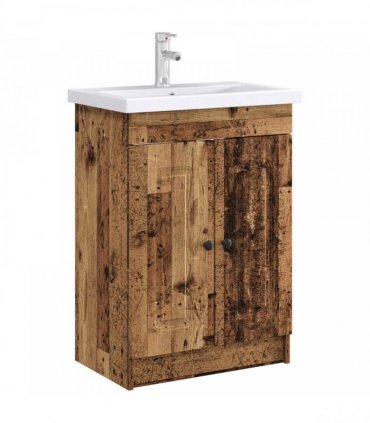 vidaXL Bathroom under Sink Cabinet Old Wood 78.5 x 37.5 x 81 cm — V0672200493
