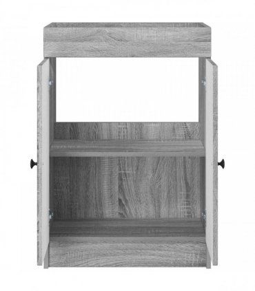 vidaXL Bathroom under Sink Cabinet Grey Sonoma 78.5 x 37.5 x 81 cm — V0672200494