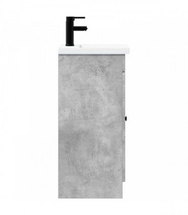 vidaXL Bathroom Vanity with Sink Concrete Grey 42 x 40 x 84.5 cm — V0672200500