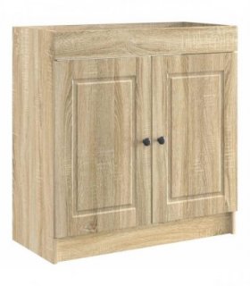 vidaXL Bathroom under Sink Cabinet Sonoma Oak 78.5 x 37.5 x 81 cm — V0672200559