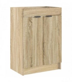vidaXL Bathroom under Sink Cabinet Sonoma Oak 56 x 37.5 x 81 cm — V0672200613