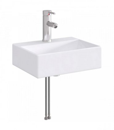 vidaXL Bathroom Wash Basin Chrome 39 x 30.5 x 12.5 cm Metal