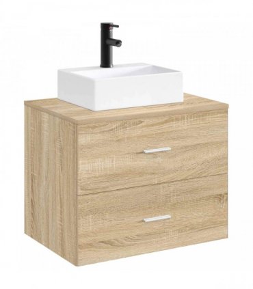 vidaXL Bathroom Wash Basin Matte Black 39 x 30.5 x 12.5 cm Metal