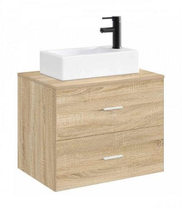 vidaXL Bathroom Wash Basin Matte Black 45.5 x 25.5 x 13 cm Metal — Model: Right
