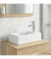 vidaXL Bathroom Wash Basin Chrome 45.5 x 25.5 x 13 cm Metal — Model: Right
